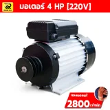 มอเตอร์ไฟฟ้า ETP 4 HP 220V รอบเร็ว ขดลวดทองแดง แกนเพลา 24 มม. - รูปที่ 2