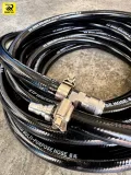 สายลม ETP 3หุน (3/8 นิ้ว) ยางดำทนแรงดันสูง พร้อมคอปเปอร์และเข็มขัดรัด (สำหรับงานหนัก/อู่รถบรรทุก) - รูปที่ 1