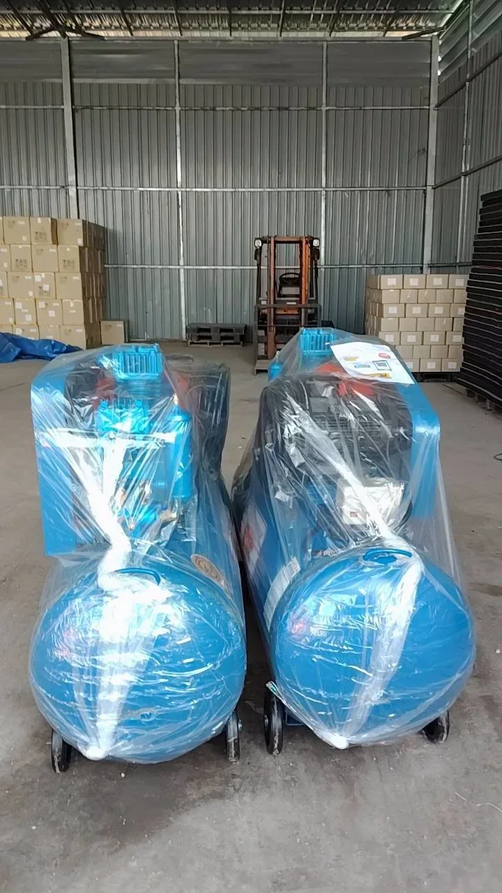 ภาพส่งมอบ ปั๊มลมสายพาน ETP ขนาด 380 ลิตร มอเตอร์ 7.5HP รุ่น HTA-80 (16Bar) (ระบบไฟ 380V) จังหวัดหนองคาย รูปที่ 2