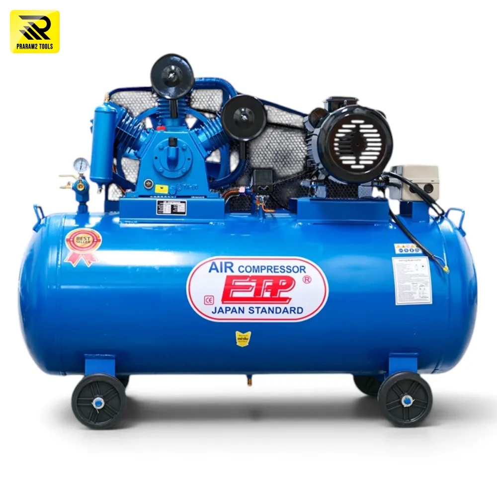ปั๊มลมสายพาน ETP ขนาด 380 ลิตร มอเตอร์ 7.5HP รุ่น HTA-80 (16Bar)